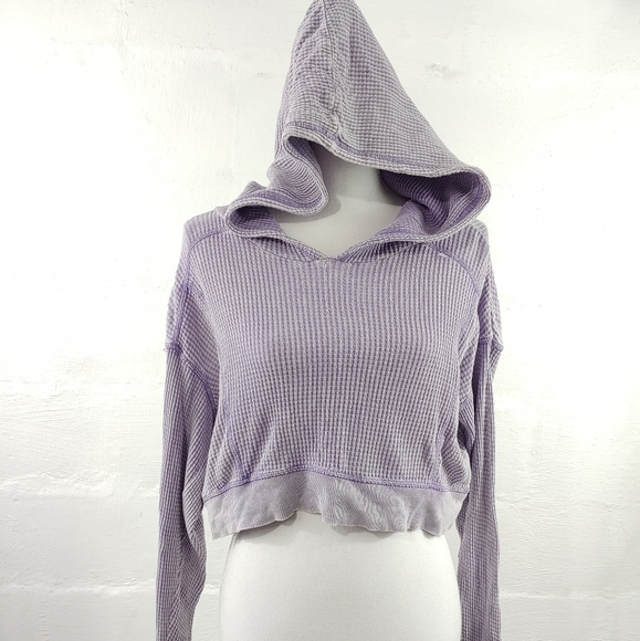 WILD FABLE WAFFLE KNIT 2 PIECE HOODED THERMAL WITH PANTS - Picture 5 of 16